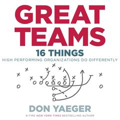 Great Teams: 16 Things High Performing Organizations Do Differently Audiobook, by Don Yaeger