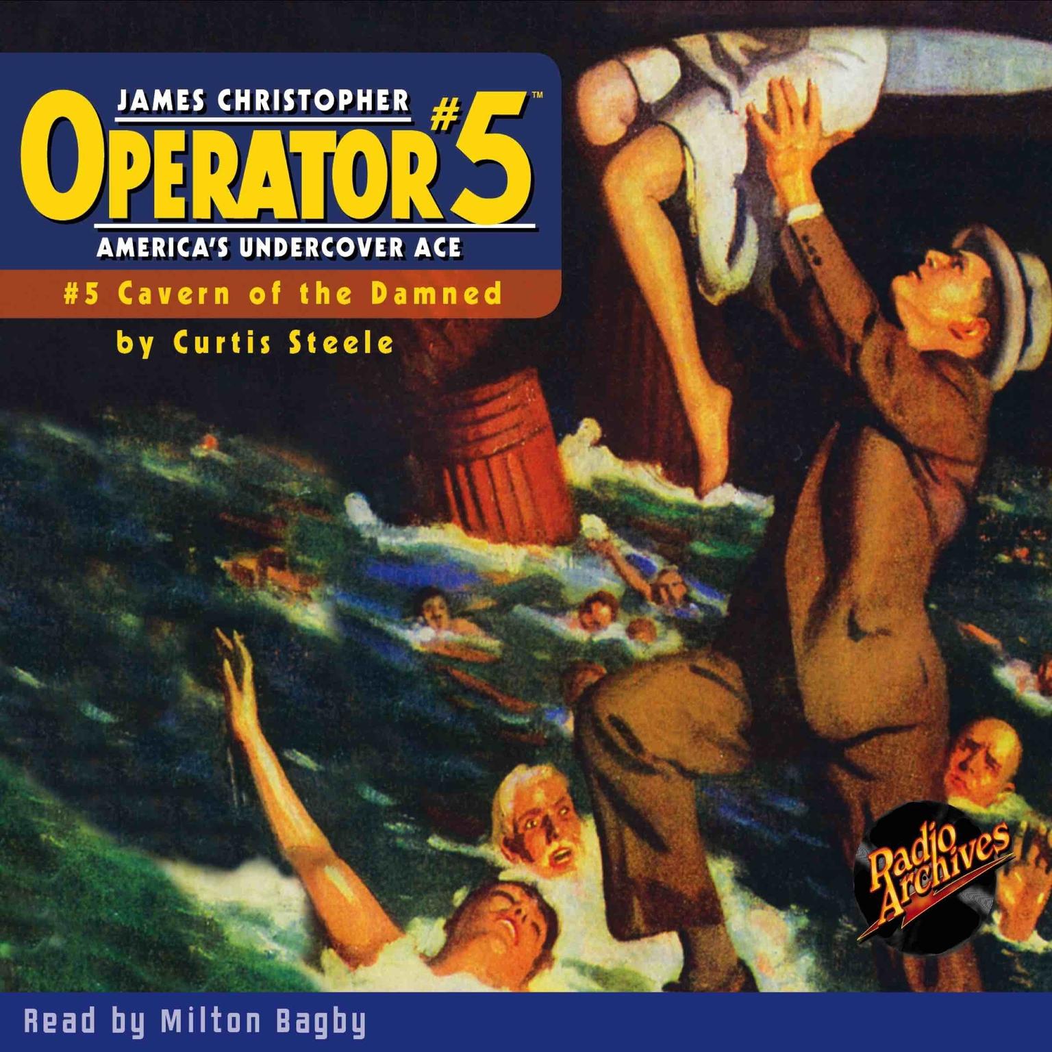 Operator #5 V5: Cavern of the Damned Audiobook, by Curtis Steele