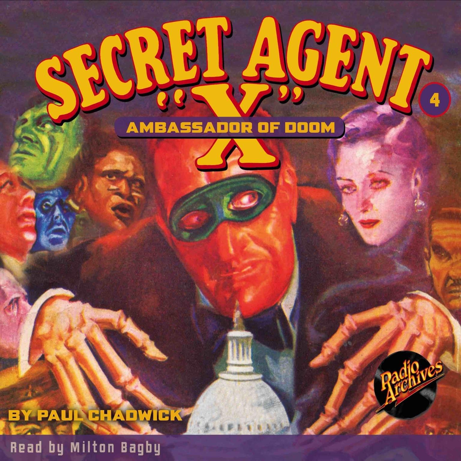 Secret Agent X: The Ambassador of Doom Audiobook, by Paul Chadwick