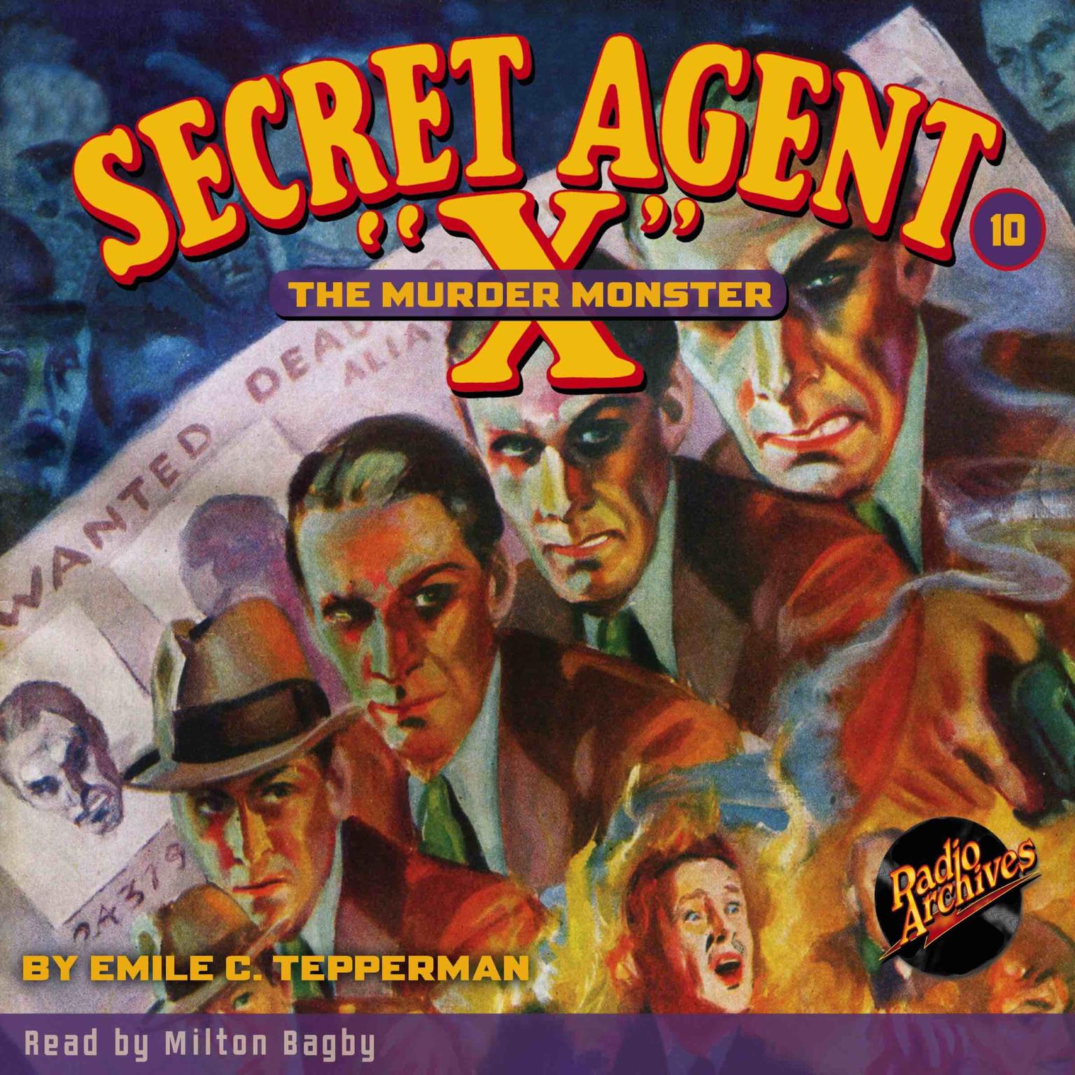 Secret Agent X: The Murder Monster Audiobook, by Emile C. Tepperman