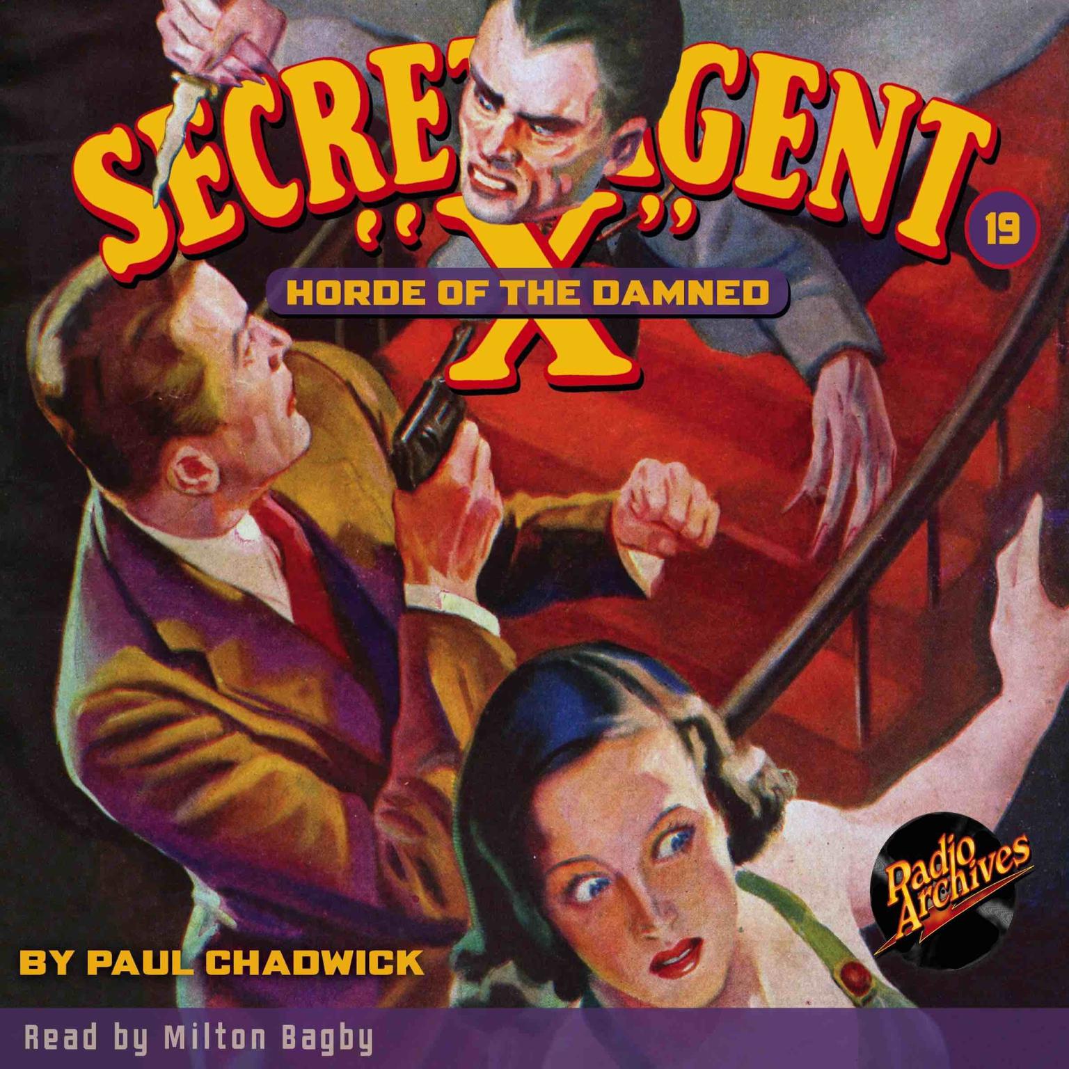 Secret Agent X: Horde of the Damned Audiobook, by Paul Chadwick