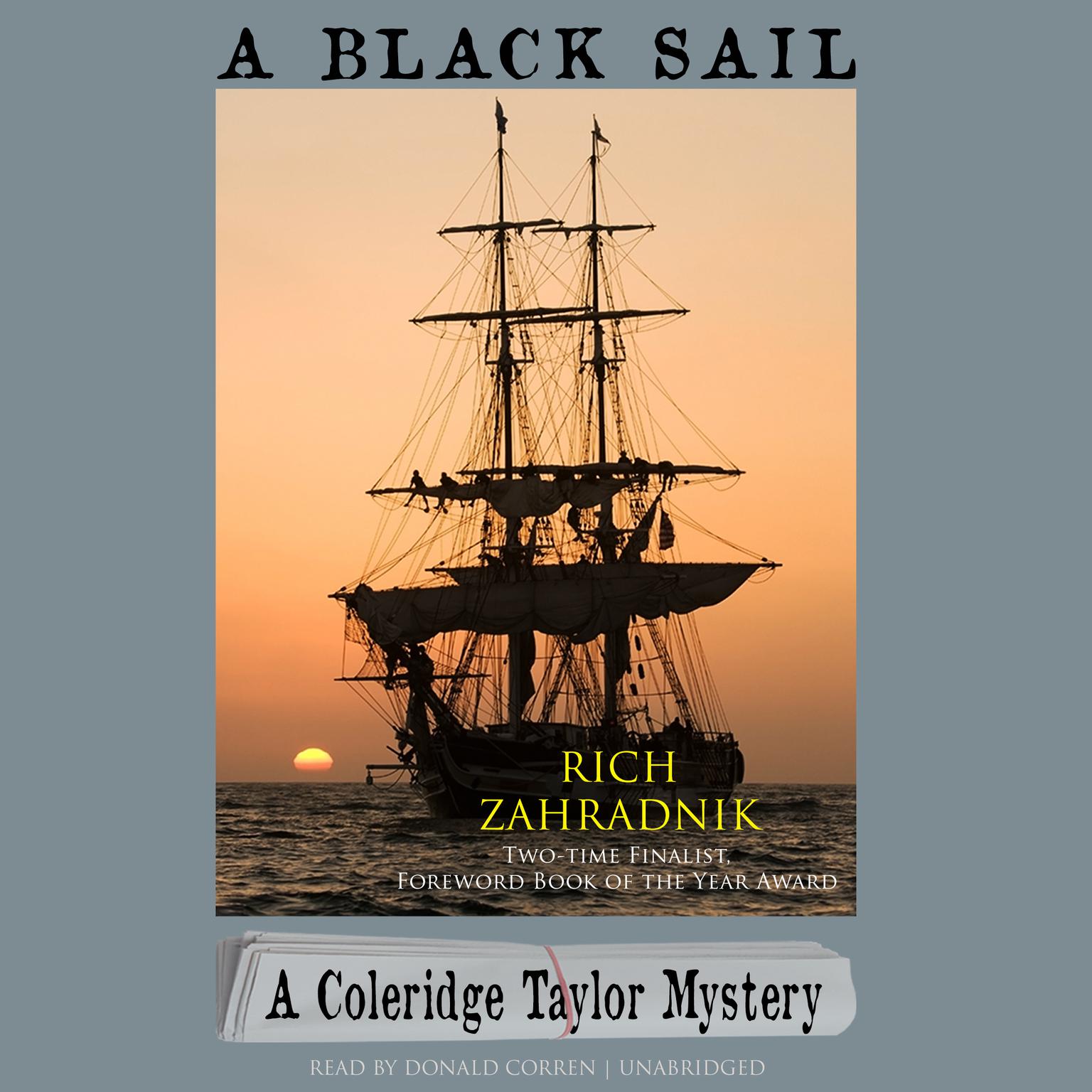 A Black Sail: A Coleridge Taylor Mystery Audiobook, by Rich Zahradnik