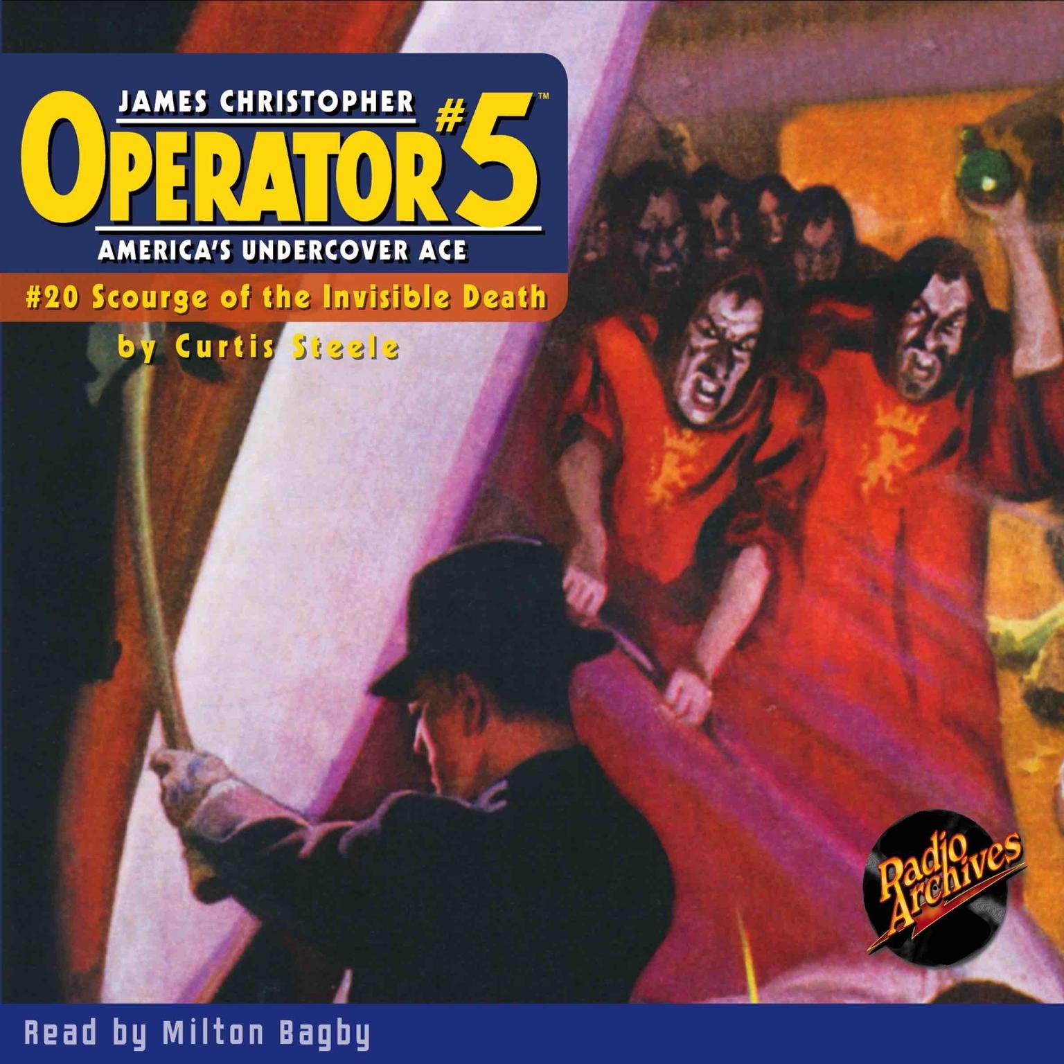 Operator #5: Scourge of the Invisible Death Audiobook, by Curtis Steele