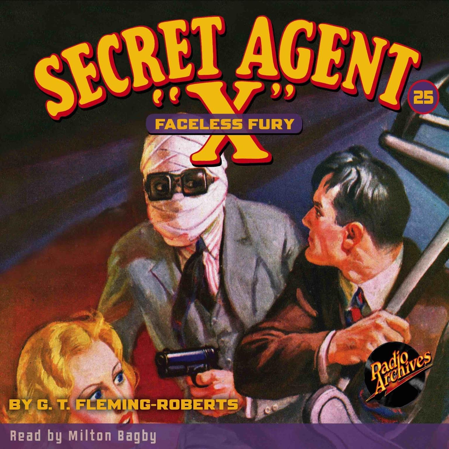 Secret Agent X: Faceless Fury Audiobook, by G. T. Fleming-Roberts