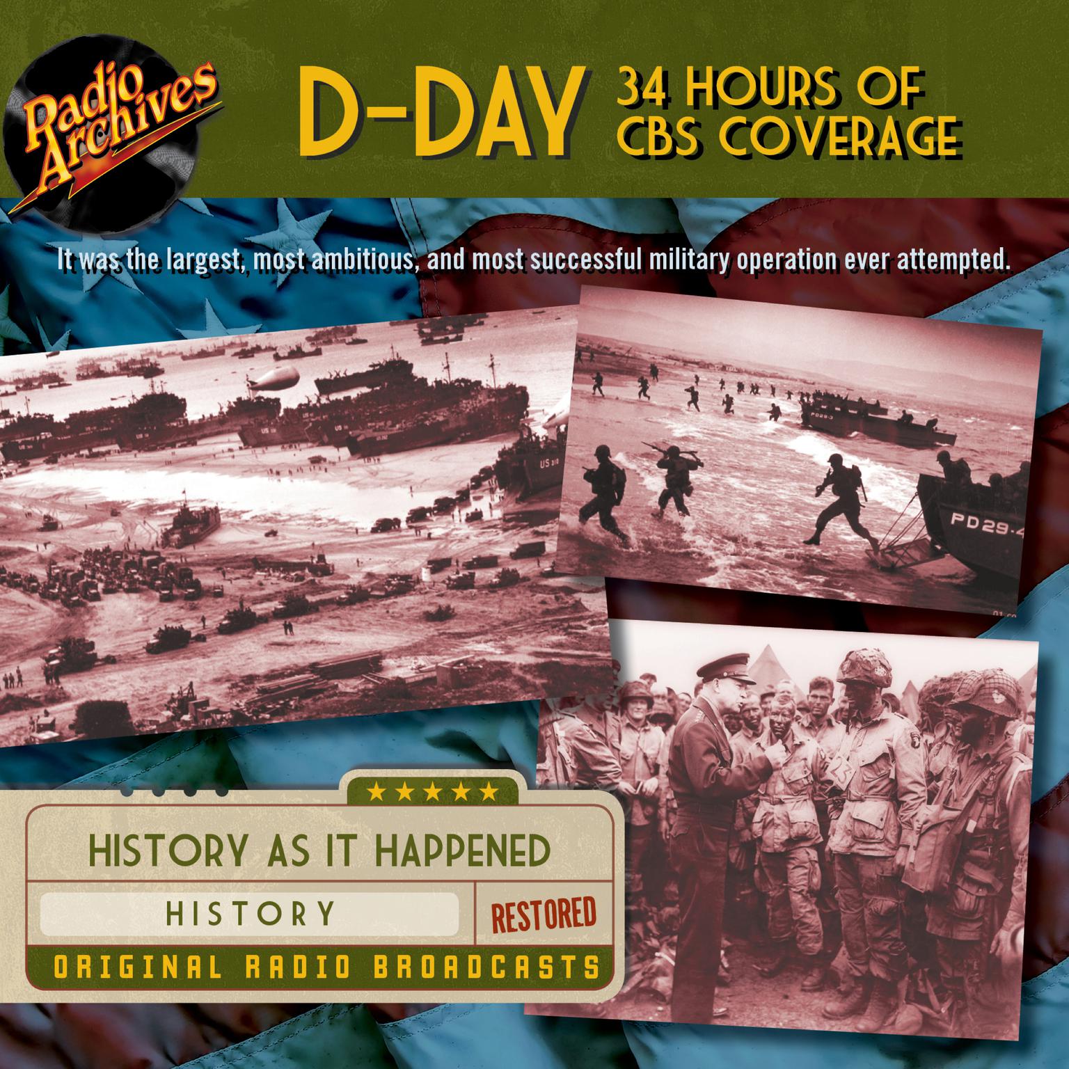 D-Day 34 Hours of CBS Coverage Audiobook, by Author Info Added Soon