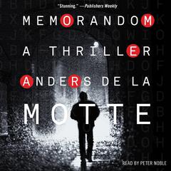 MemoRandom: A Thriller Audiobook, by Anders de la Motte
