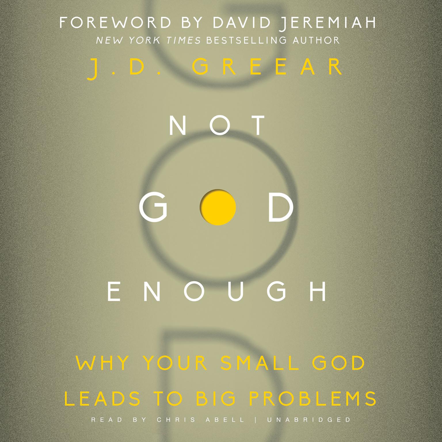 Not God Enough: Why Your Small God Leads to Big Problems Audiobook, by J. D. Greear