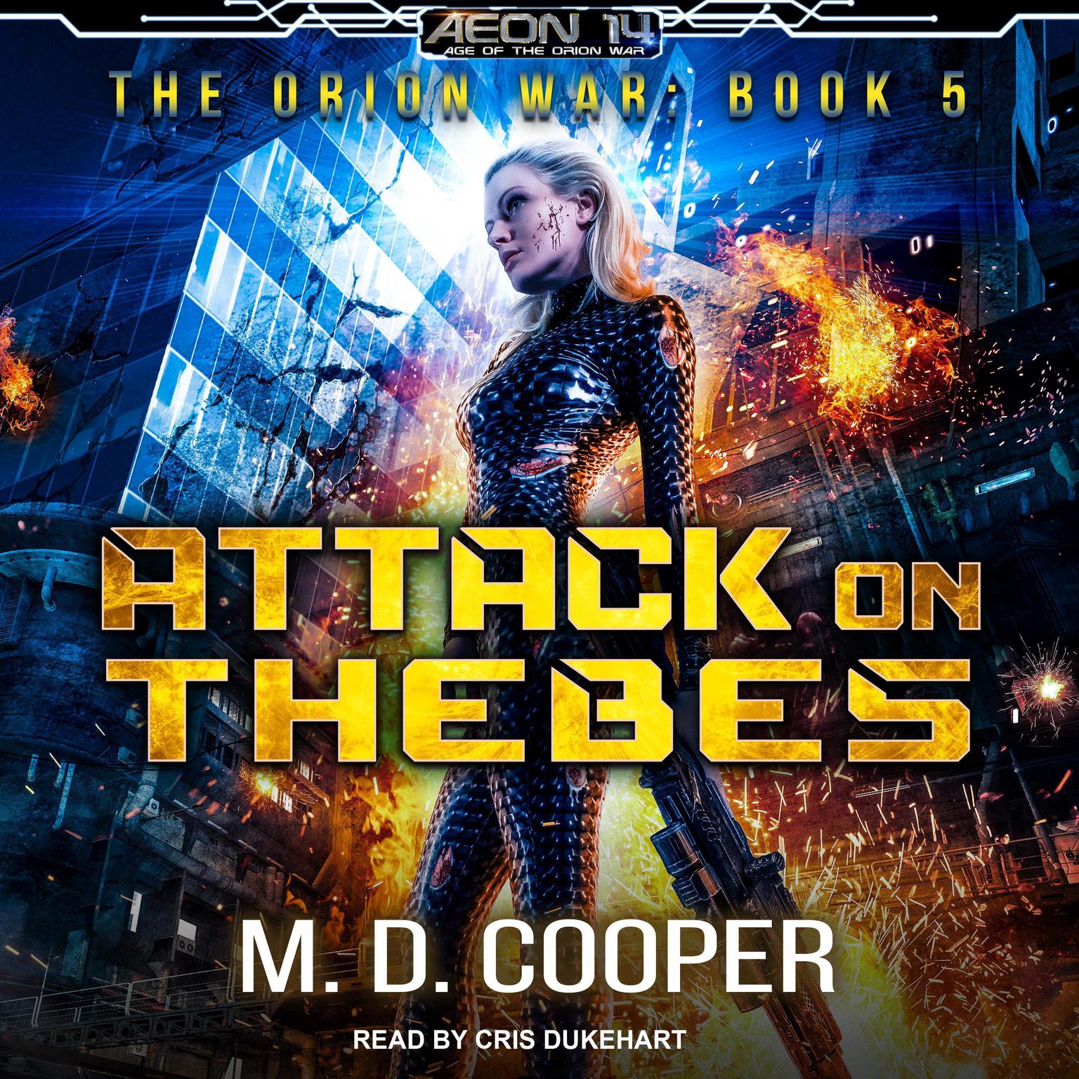 Attack on Thebes Audiobook, by M. D. Cooper