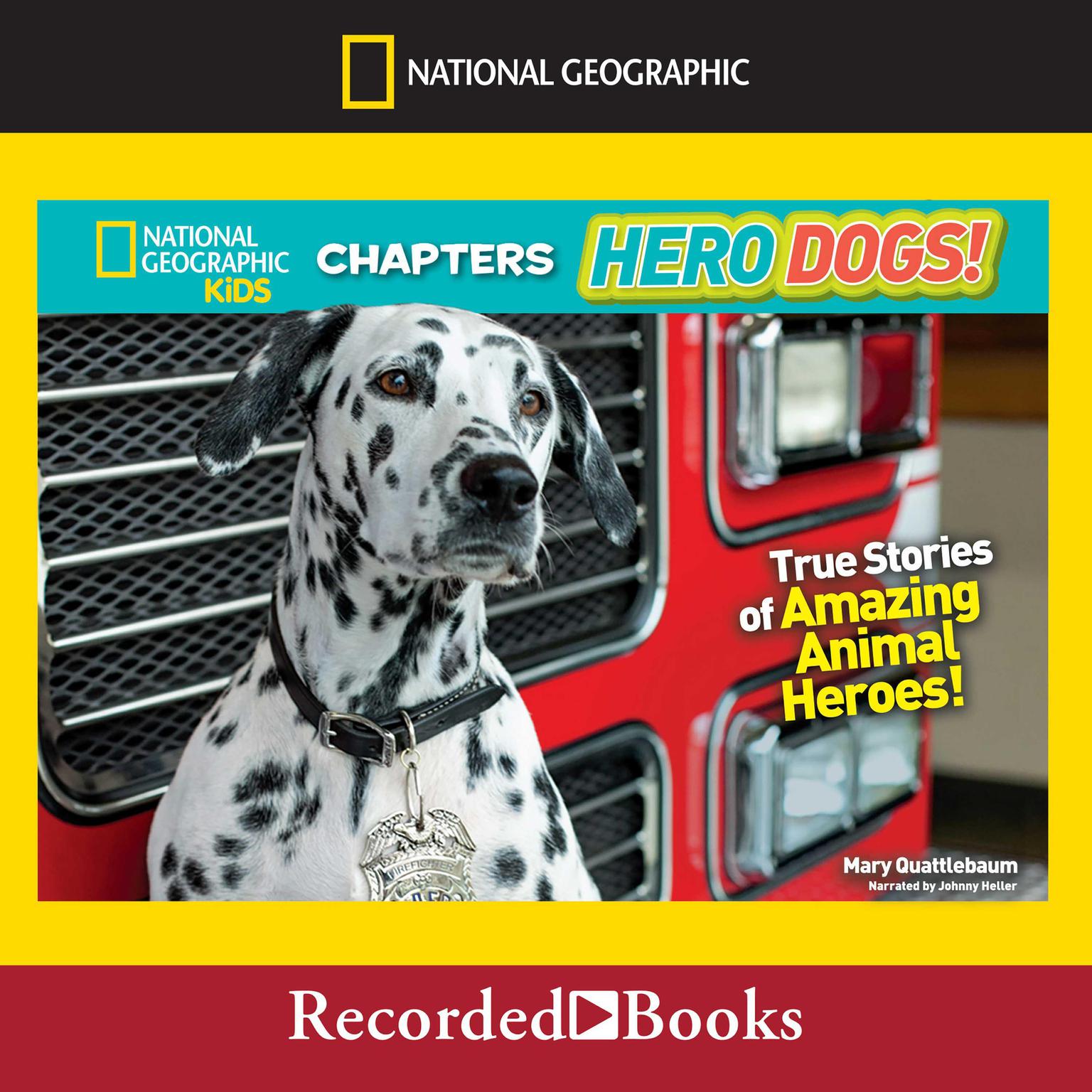 National Geographic Kids Chapters: Hero Dogs: True Stories of Amazing Animal Heroes! Audiobook, by Mary Quattlebaum
