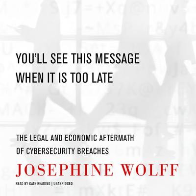 You’ll See This Message When It Is Too Late: The Legal and Economic Aftermath of Cybersecurity Breaches  Audiobook, by Josephine Wolff