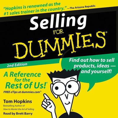 Selling For Dummies (Abridged) Audiobook, by Tom Hopkins