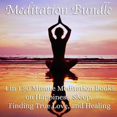 Meditation Bundle: 4 in 1 30 Minute Meditation Books On Happiness, Sleep, Finding True Love, And Healing Audiobook, by Living In Bliss Productions
