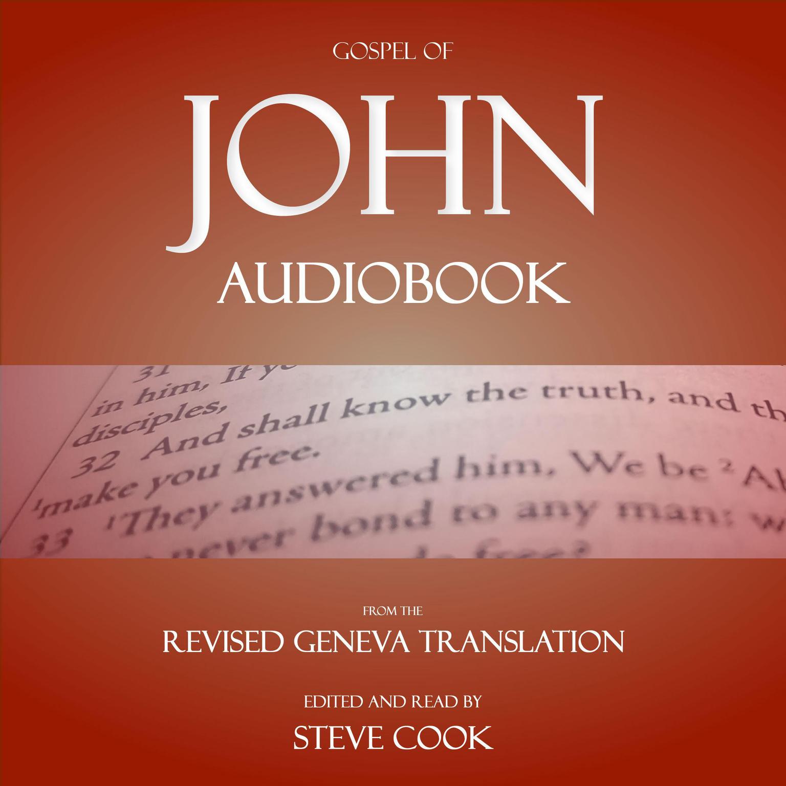Gospel of John Audiobook: From The Revised Geneva Translation Audiobook, by John 