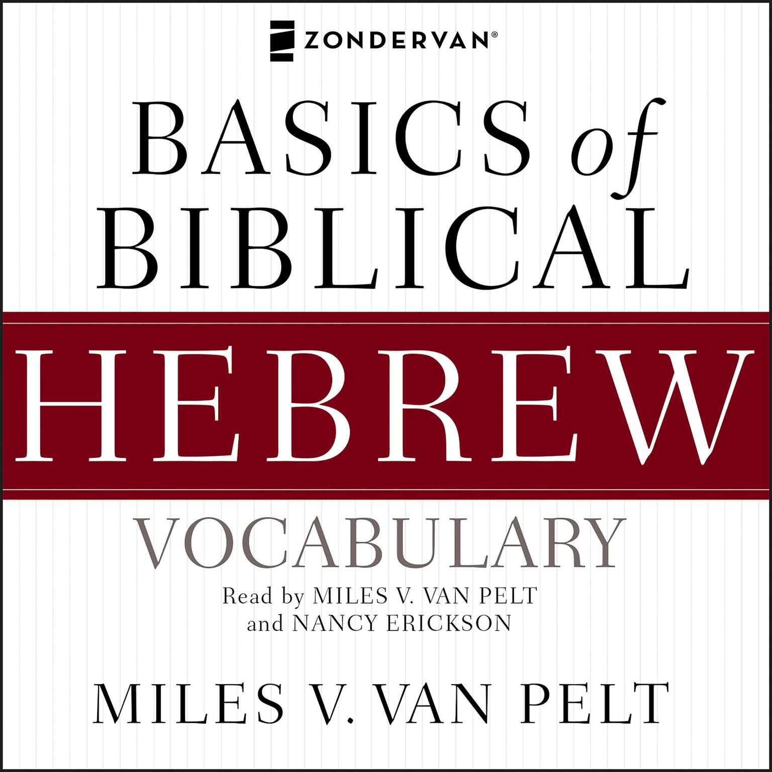 Basics of Biblical Hebrew Vocabulary Audio Audiobook, by Miles V. Van Pelt