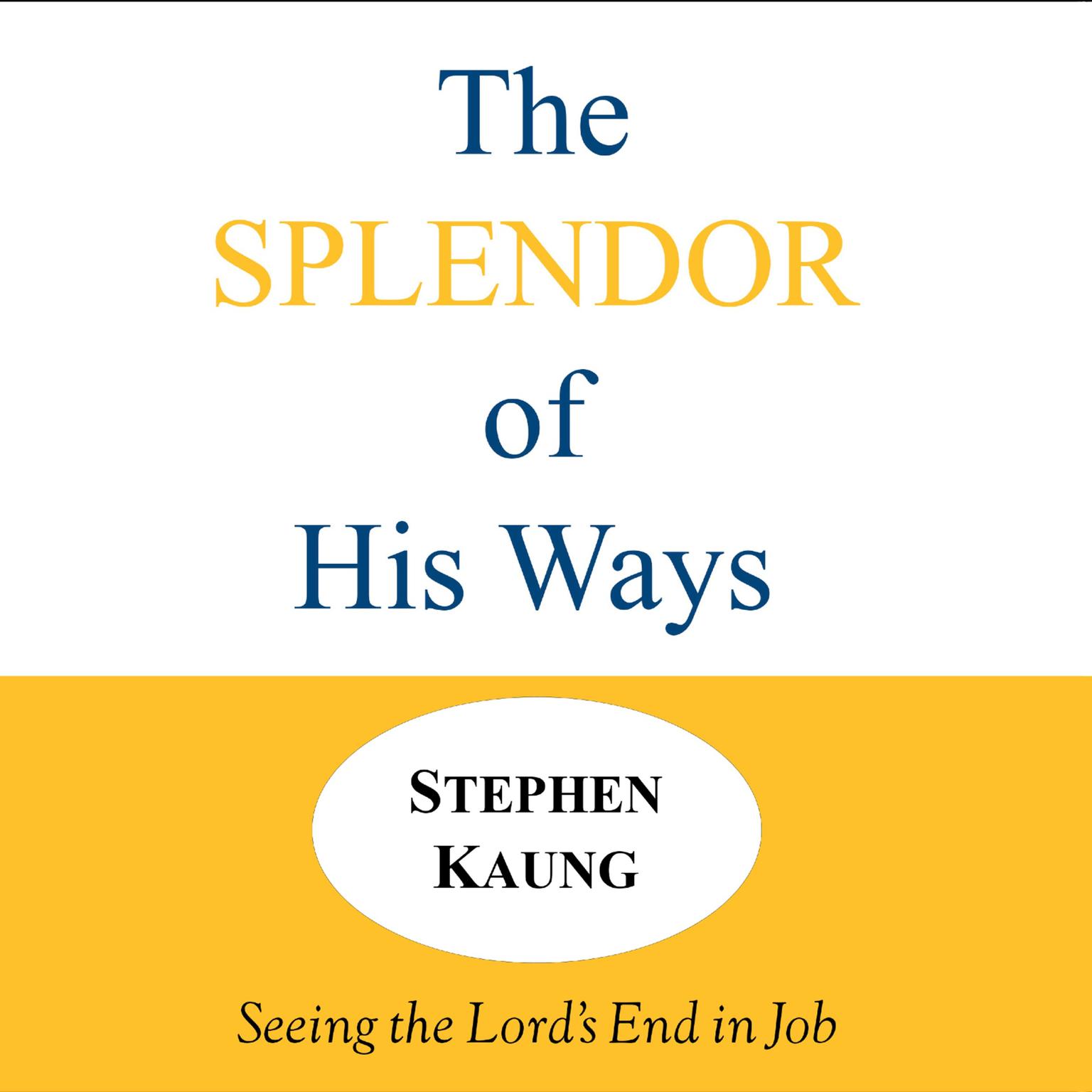 The Splendor of His Ways Audiobook, by Stephen Kaung