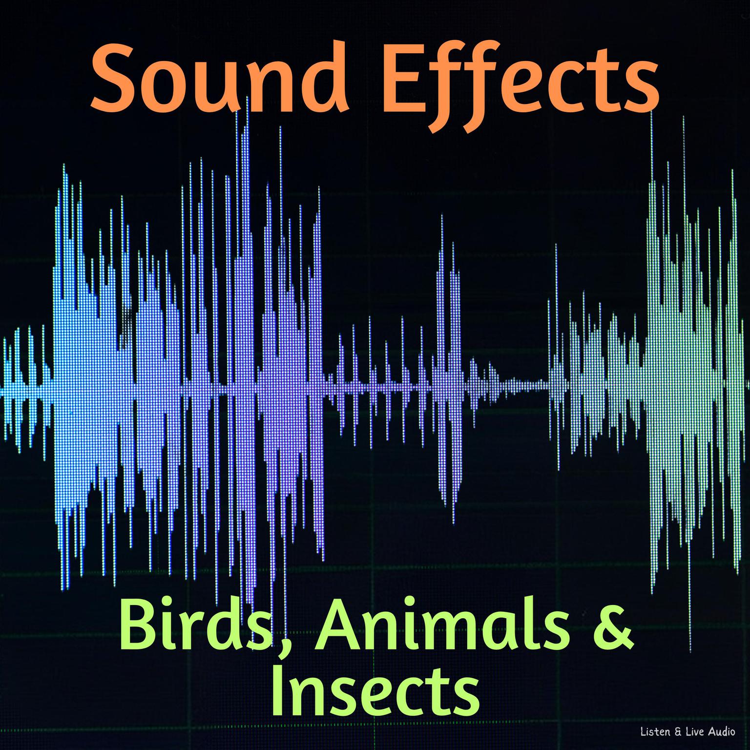 Sound Effects: Birds, Animals & Insects Audiobook, by Listen & Live Audio