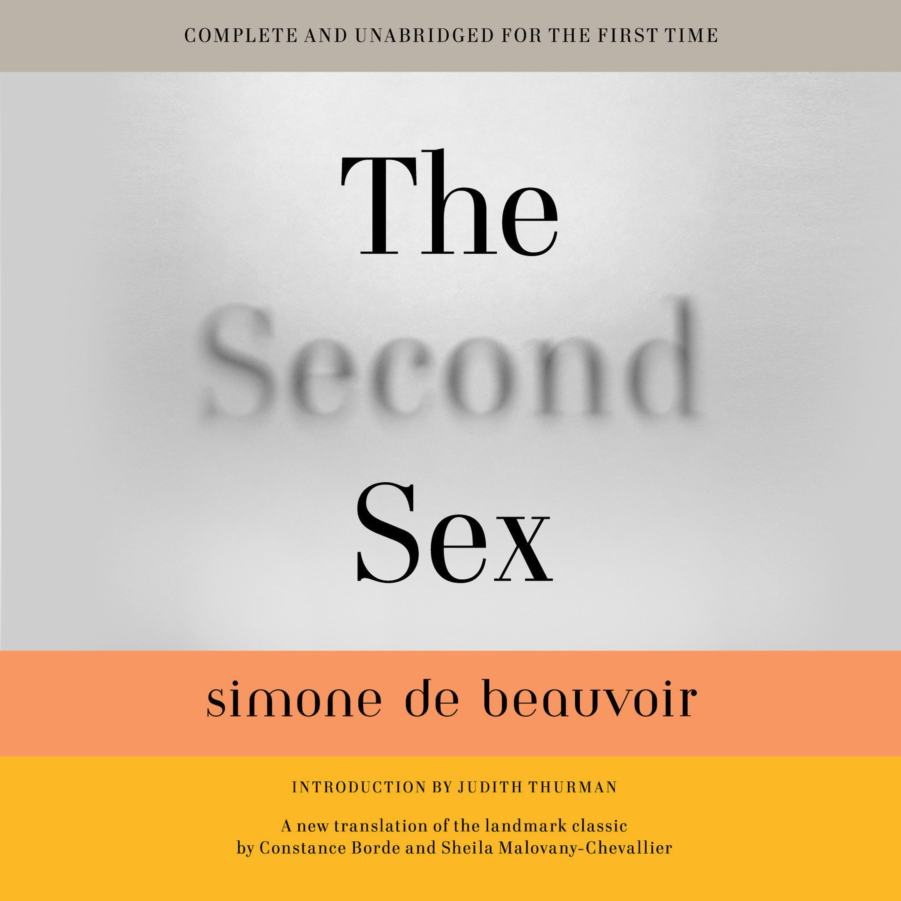 The Second Sex Audiobook Listen Instantly