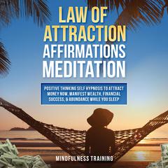 Law of Attraction Affirmations Meditation: : Positive Thinking Self Hypnosis to Attract Money Now, Manifest Wealth, Financial Success, & Abundance While You Sleep (Self Hypnosis, Affirmations, Guided Imagery & Relaxation Techniques) Audiobook, by Mindfulness Training