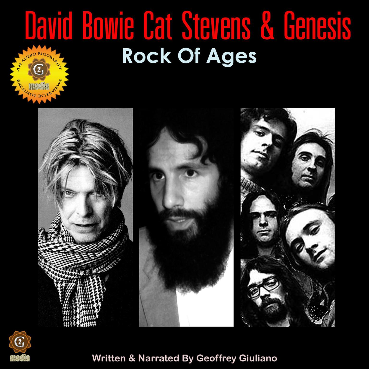 David Bowie, Cat Stevens, and Genesis Audiobook, by Geoffrey Giuliano