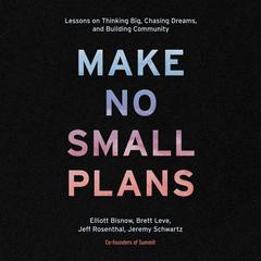 Make No Small Plans: Lessons on Thinking Big, Chasing Dreams, and Building Community Audiobook, by Brett Leve