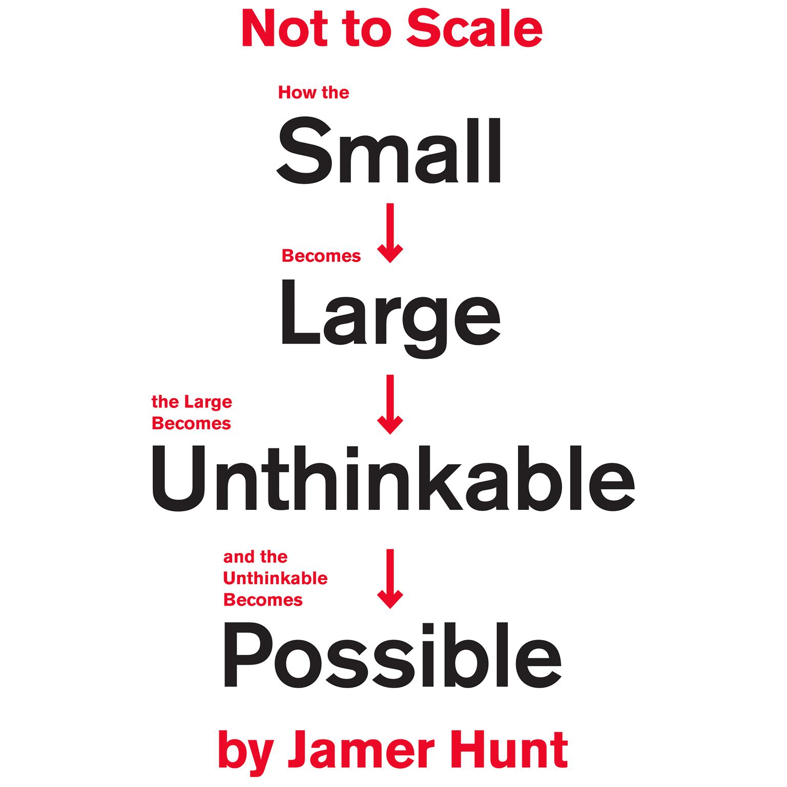 Not to Scale: How the Small Becomes Large, the Large Becomes Unthinkable, and the Unthinkable Becomes Possible Audiobook, by Jamer Hunt