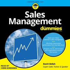Sales Management For Dummies Audiobook, by Butch Bellah