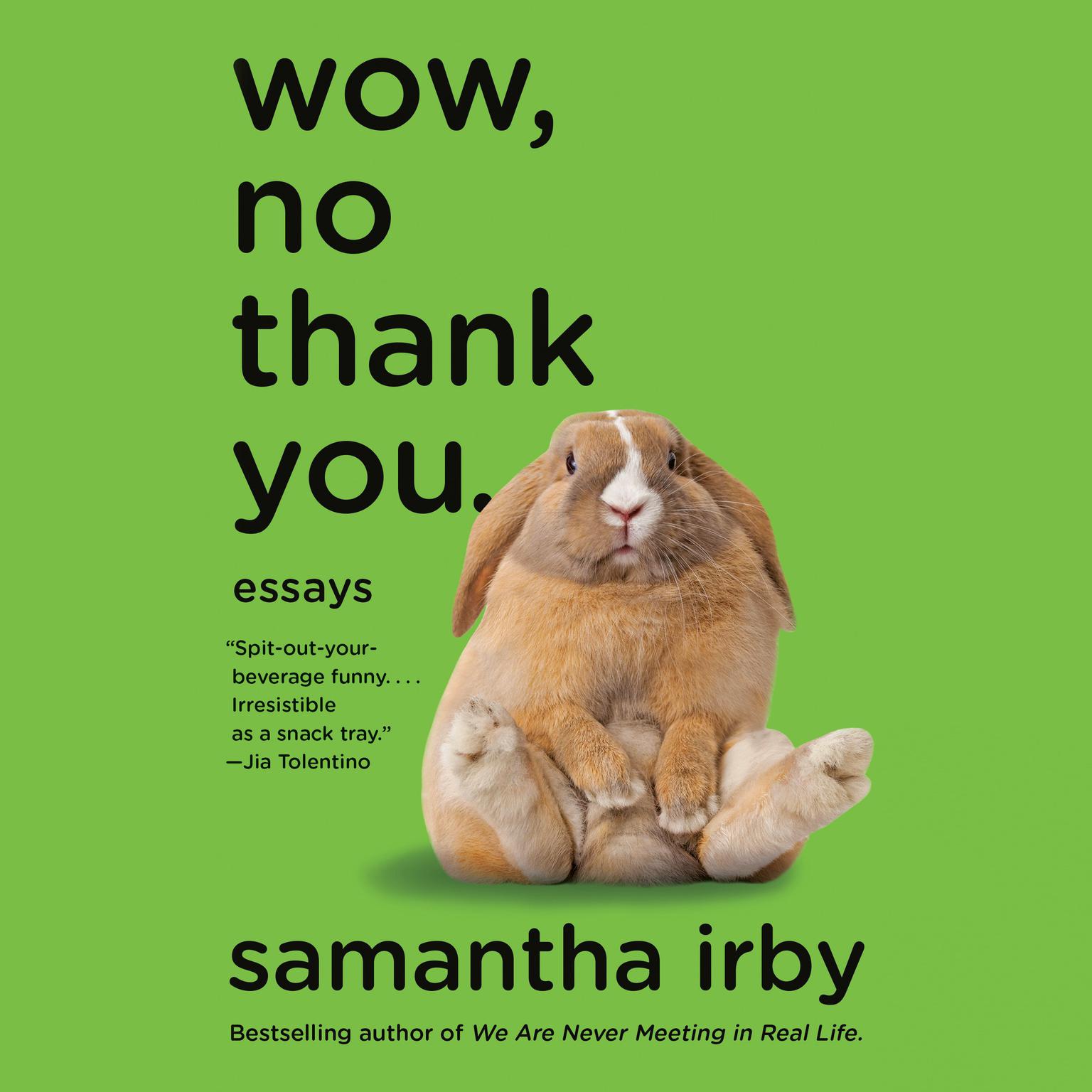 Wow, No Thank You.: Essays (Lambda Literary Award) Audiobook, by Samantha Irby