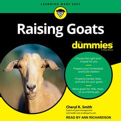 Raising Goats For Dummies Audiobook, by Cheryl  Smith