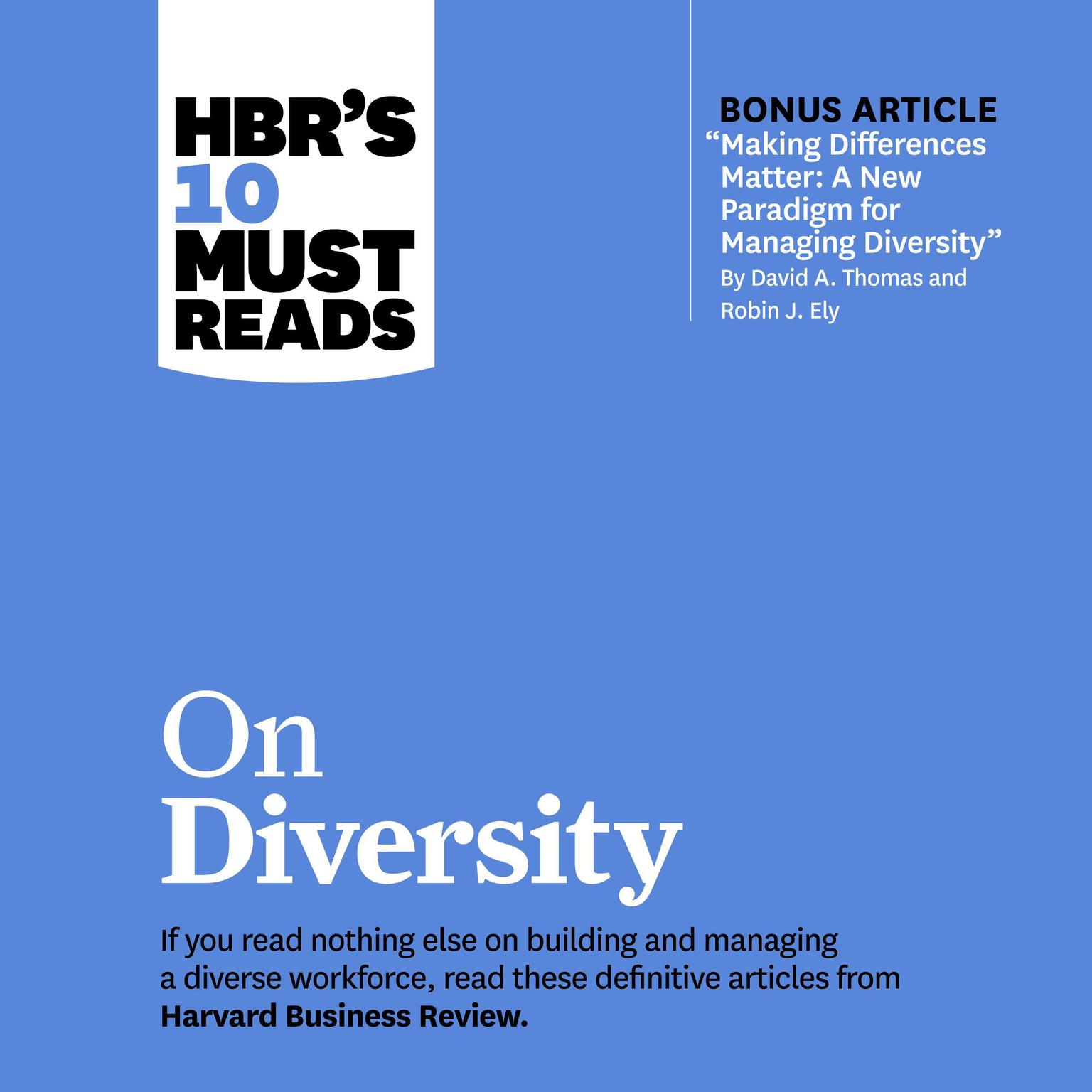 HBRs 10 Must Reads on Diversity Audiobook, by Sylvia Ann Hewlett