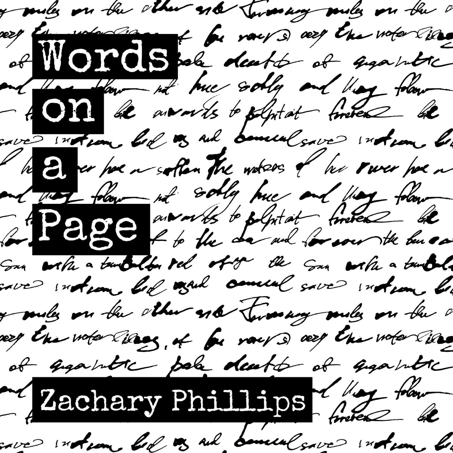 Words on a Page: Killing my Inner Demons Through Poetry Audiobook, by Zachary Phillips