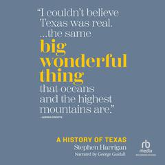 Big Wonderful Thing: A History of Texas Audiobook, by Stephen Harrigan