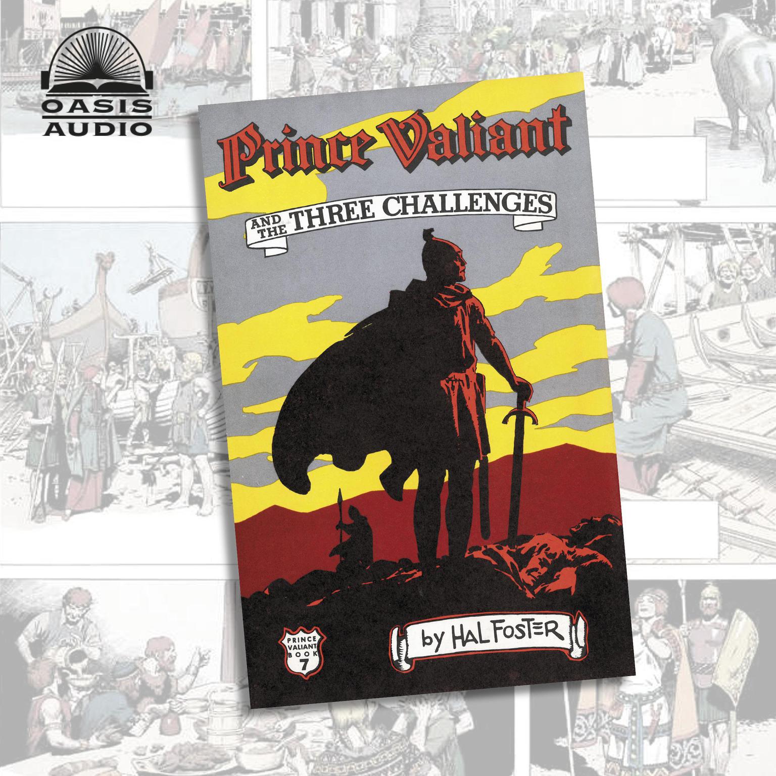 Prince Valiant and the Three Challenges Audiobook, by Harold Foster