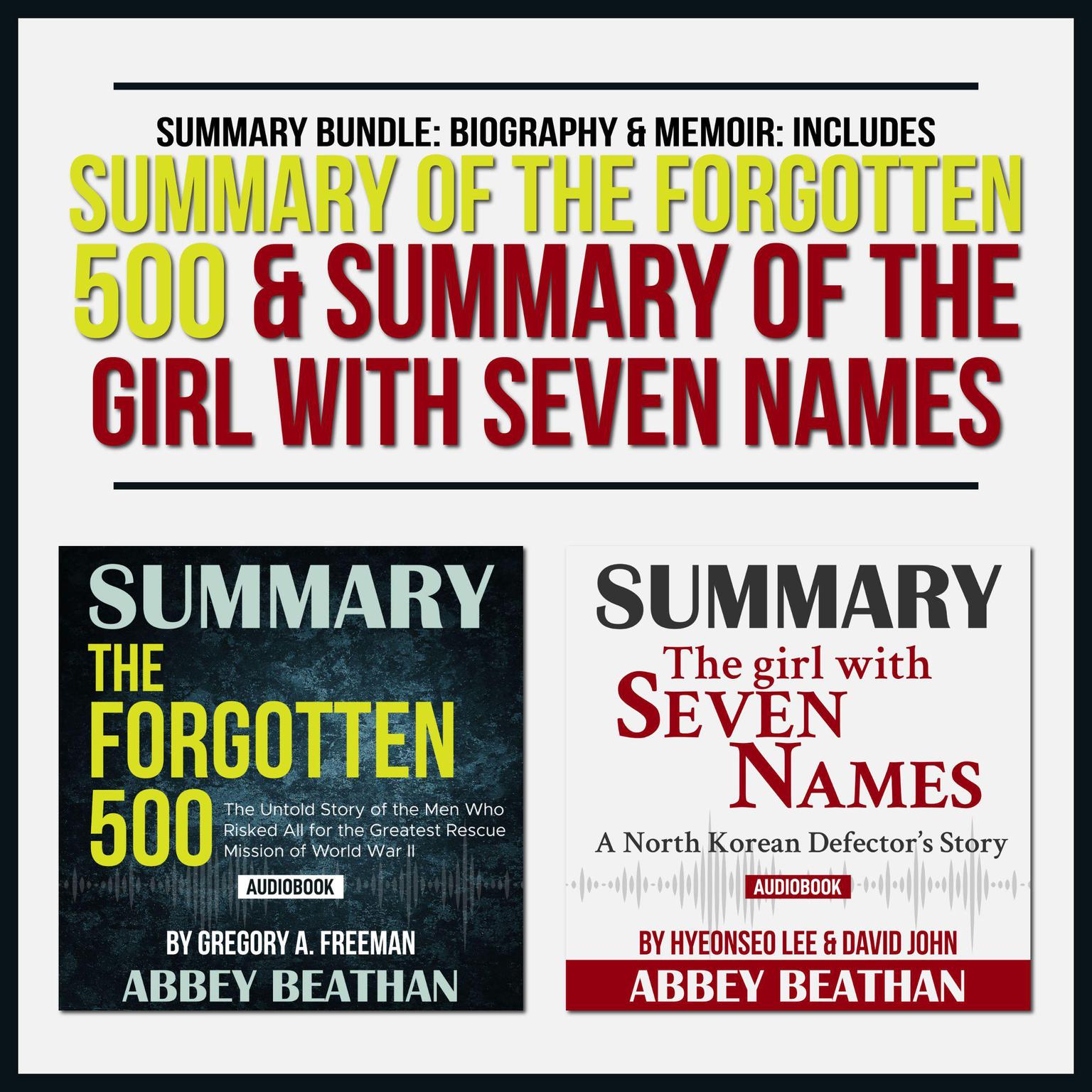Summary Bundle: Biography & Memoir: Includes Summary of The Forgotten 500 & Summary of The Girl with Seven Names Audiobook, by Abbey Beathan