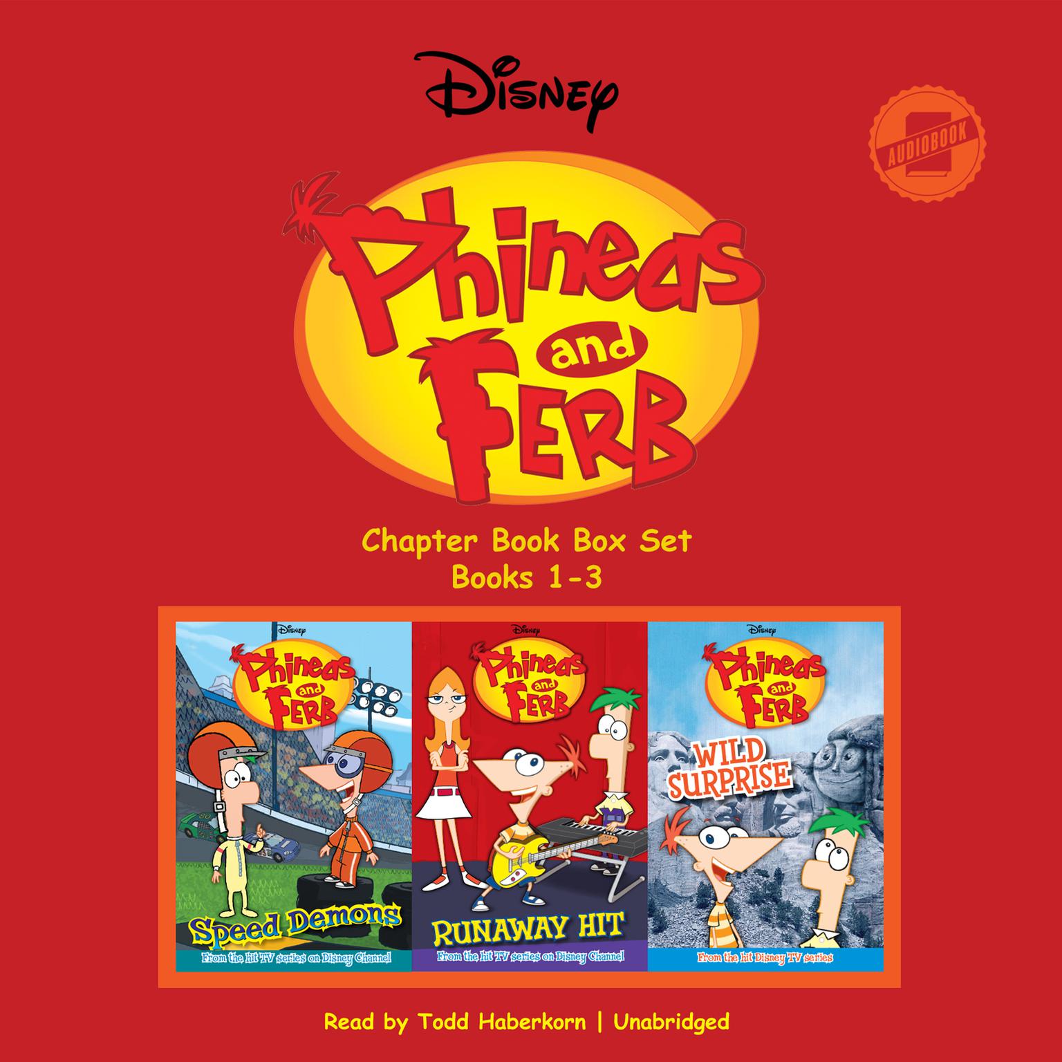 Phineas and Ferb Chapter Book Box Set (Books 1–3): Speed Demons, Runaway Hit, and Wild Surprise  Audiobook, by Disney Press
