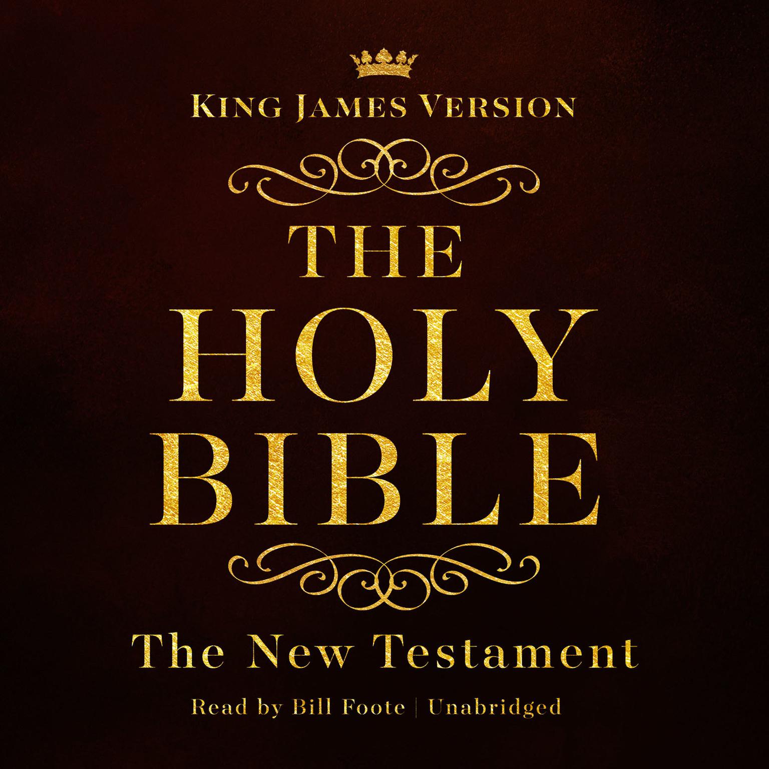 The King James Version of the New Testament: King James Version Audio Bible Audiobook, by Made for Success