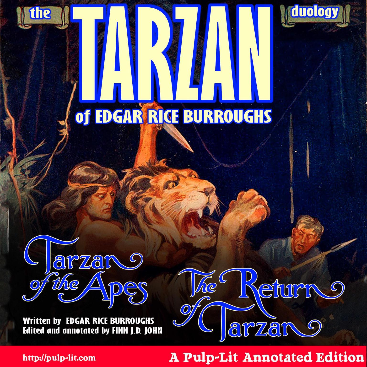The Tarzan Duology of Edgar Rice Burroughs: Tarzan of the Apes and The Return of Tarzan Audiobook, by Edgar Rice Burroughs