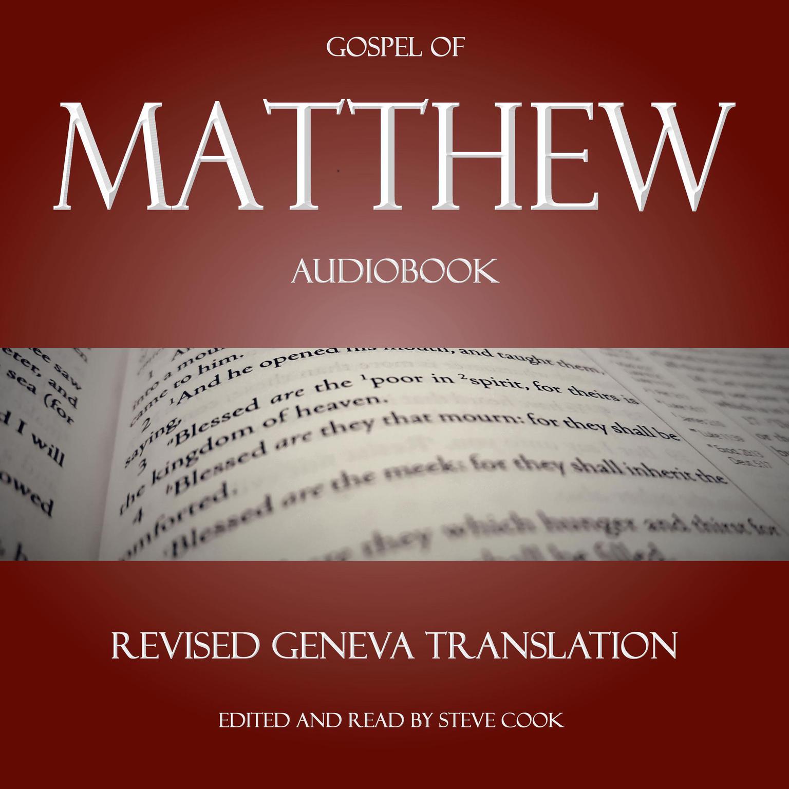 Matthew Audiobook: From The Revised Geneva Translation Audiobook, by Matthew 