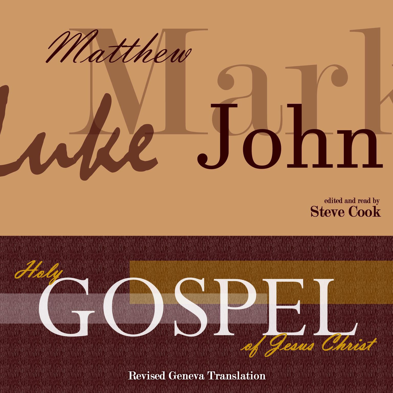 Holy Gospel of Jesus Christ: According to Matthew, Mark, Luke, John Audiobook, by Various 