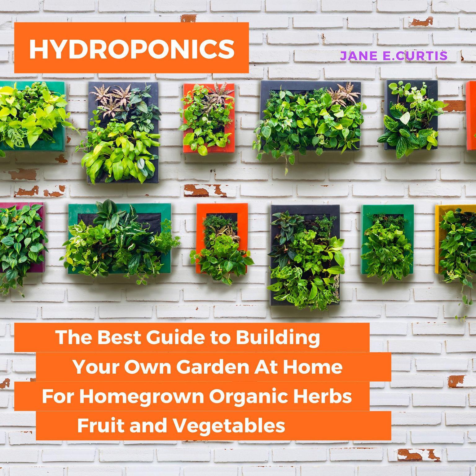 Hydroponics The Best Guide to Building Your Own Garden At Home For Homegrown Organic Herbs, Fruit and Vegetables Audiobook, by Jane E. Curtis