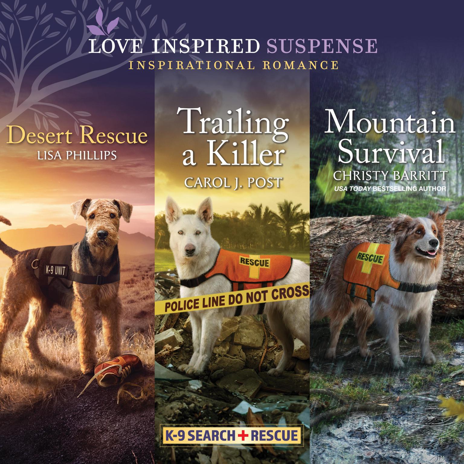 Desert Rescue & Trailing a Killer & Mountain Survival Audiobook, by Lisa Phillips