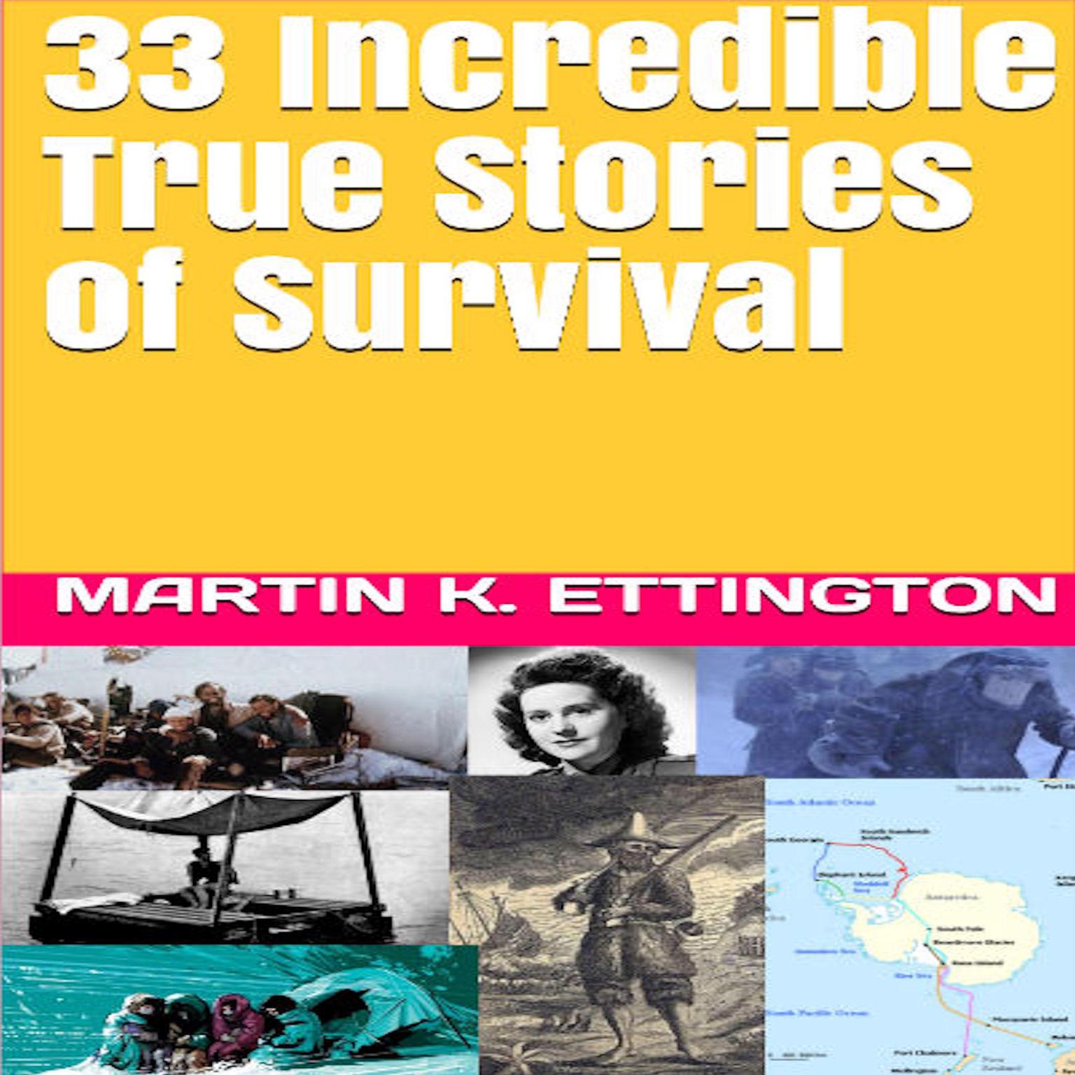 33 Incredible True Stories of Survival Audiobook, by Martin K. Ettington