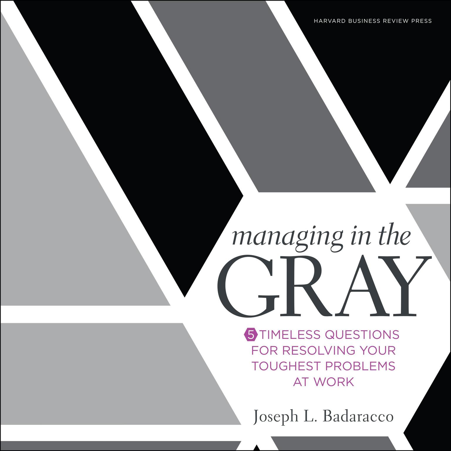 Managing in the Gray: Five Timeless Questions for Resolving Your Toughest Problems at Work Audiobook, by Joseph L. Badaracco