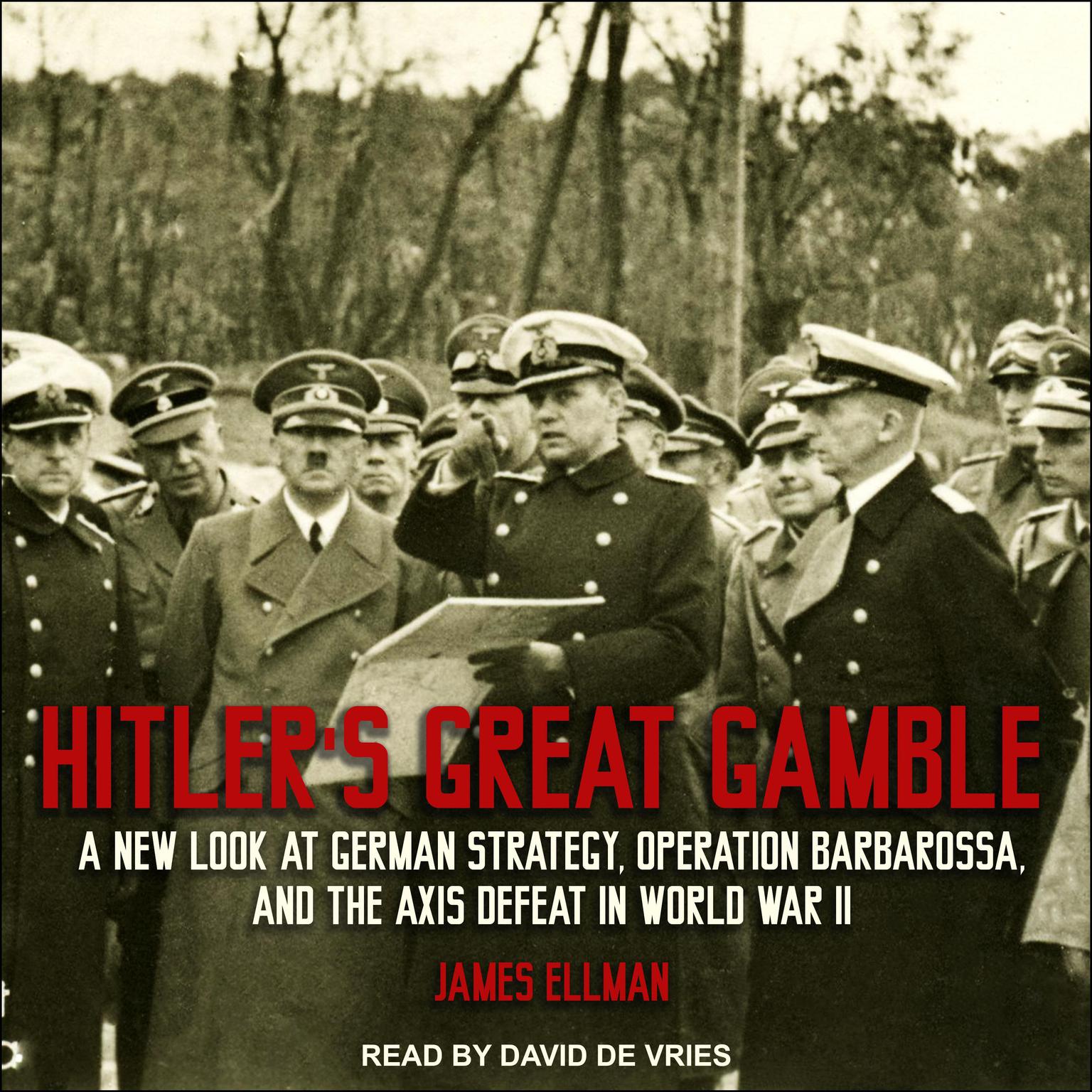 Hitlers Great Gamble: A New Look at German Strategy, Operation Barbarossa, and the Axis Defeat in World War II Audiobook, by James Ellman