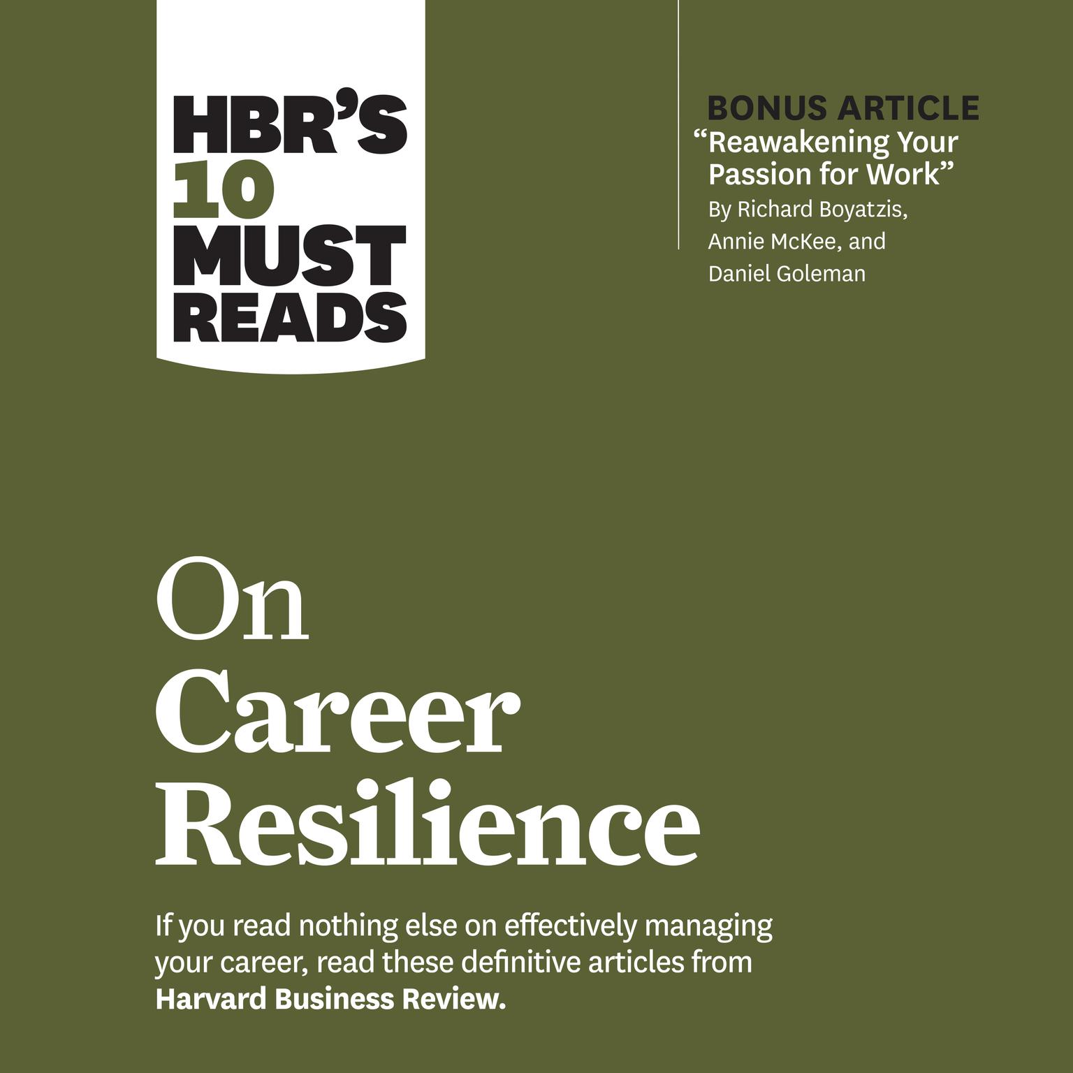 HBRs 10 Must Reads on Career Resilience Audiobook, by Harvard Business Review