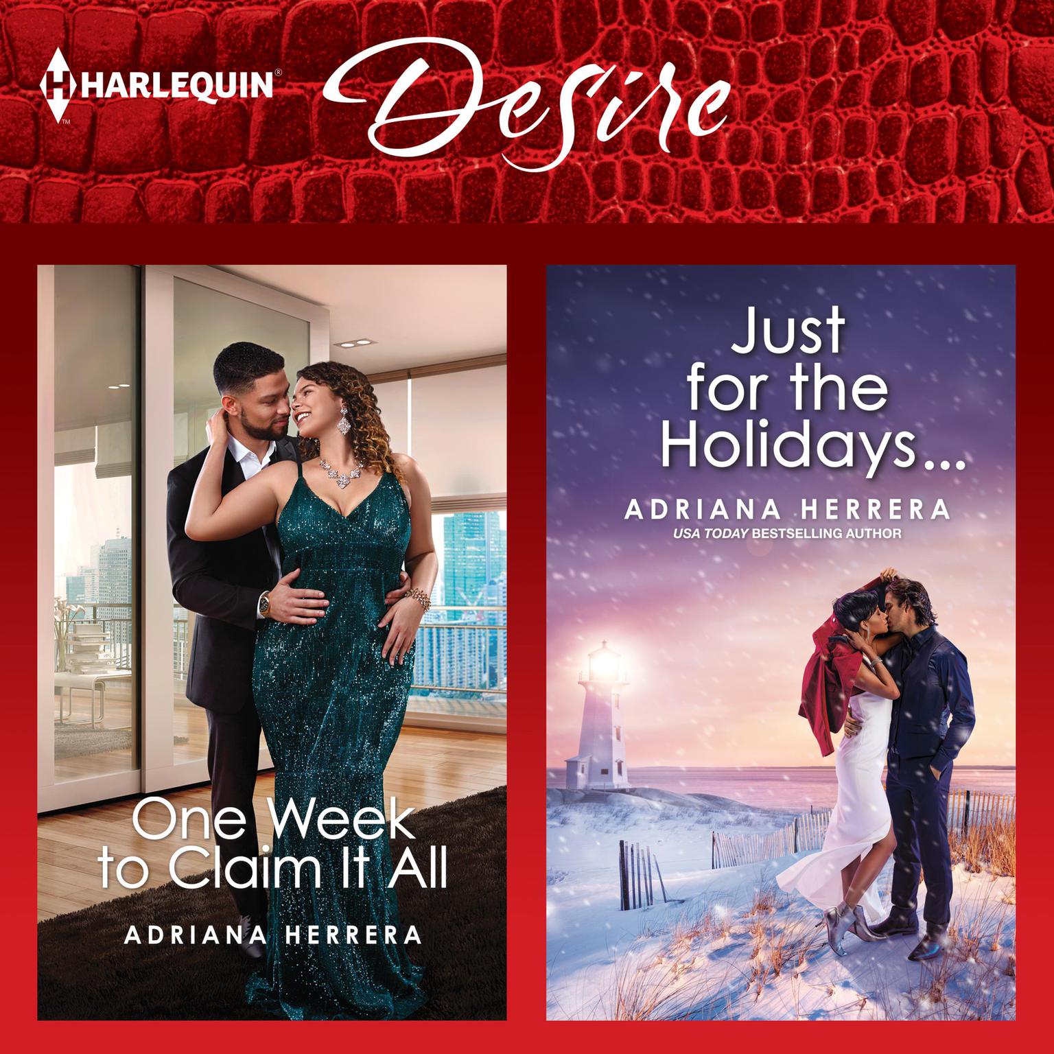 One Week to Claim It All & Just for the Holidays... Audiobook, by Adriana Herrera