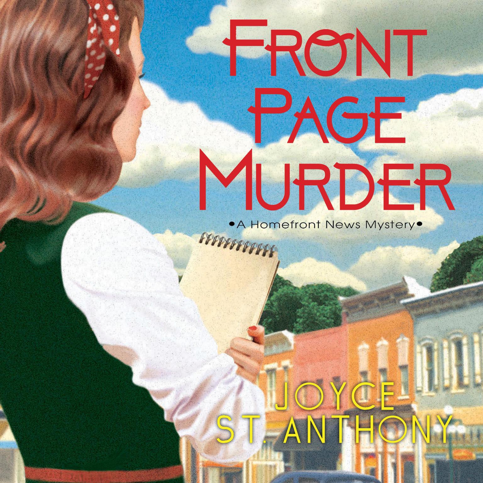 Front Page Murder Audiobook, by Joyce St. Anthony