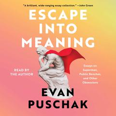 Escape into Meaning: Essays on Superman, Public Benches, and Other Obsessions Audiobook, by 