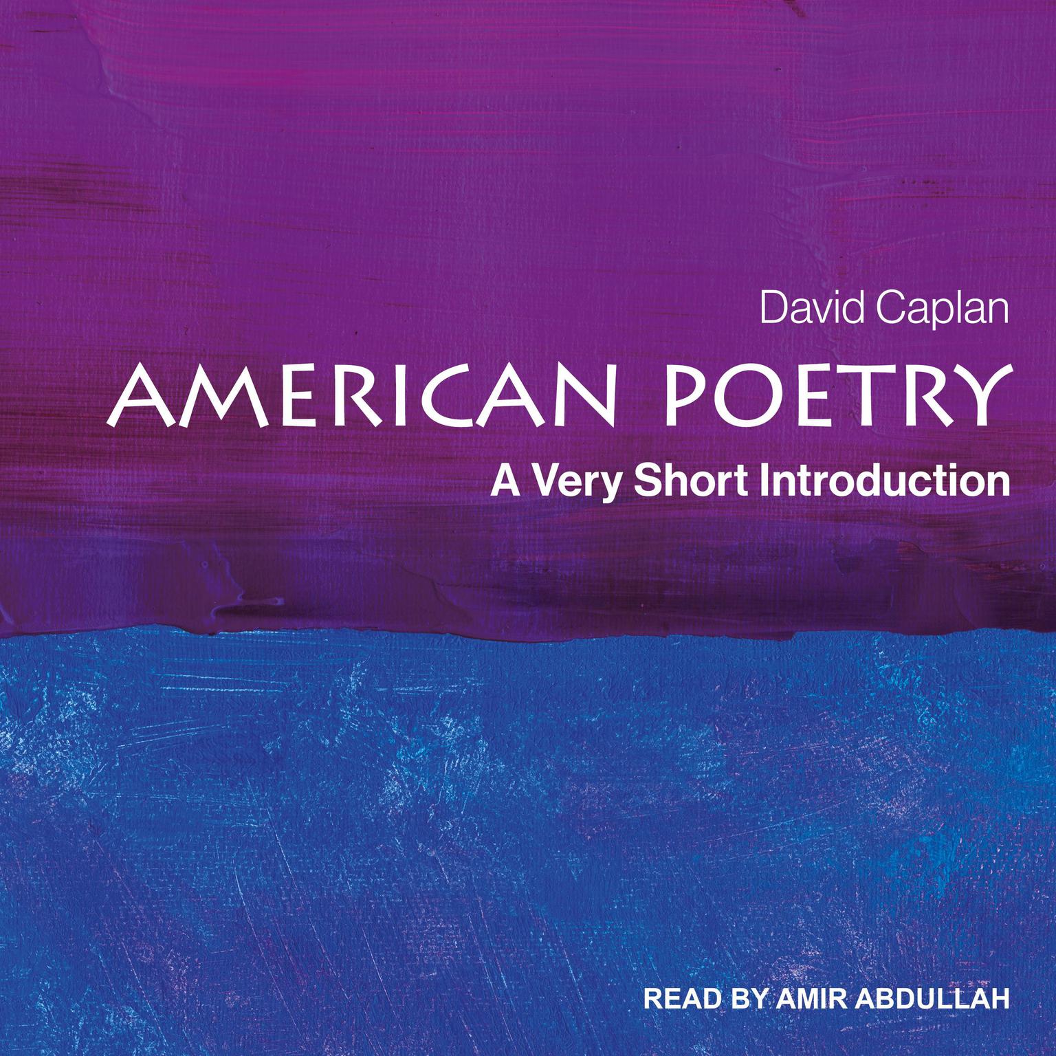 American Poetry: A Very Short Introduction Audiobook, by David Caplan