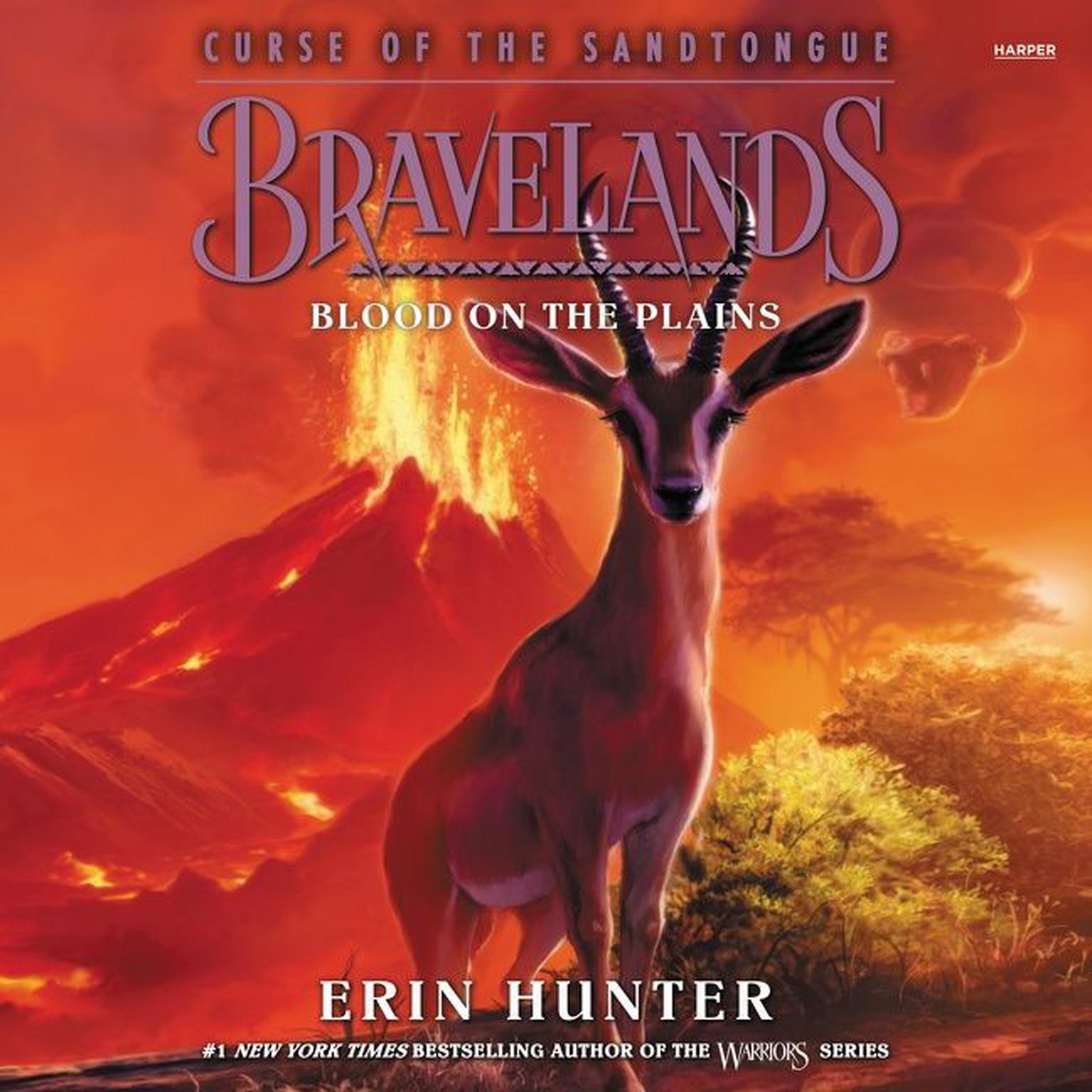 Bravelands: Curse of the Sandtongue #3: Blood on the Plains Audiobook, by Erin Hunter