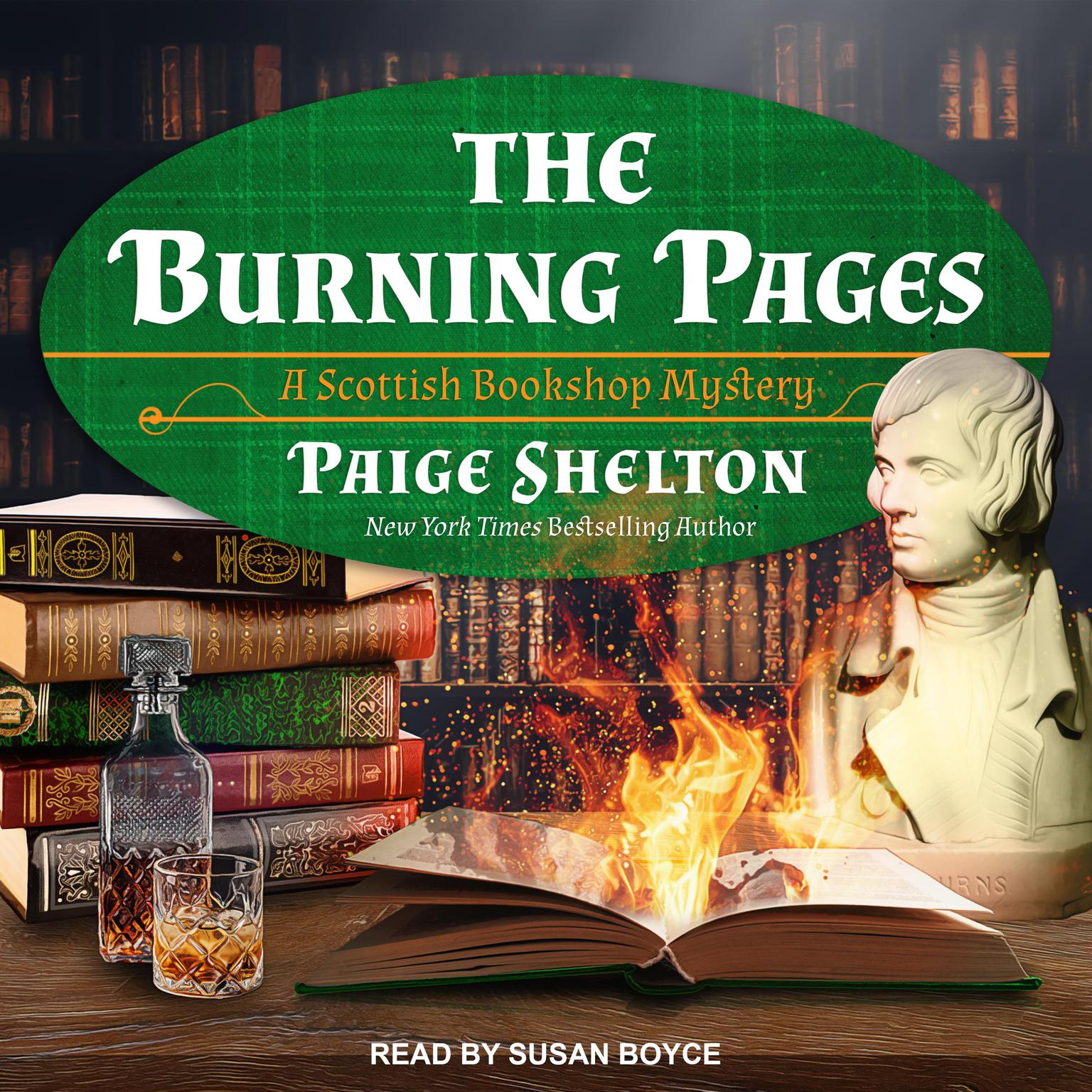The Burning Pages Audiobook, by Paige Shelton